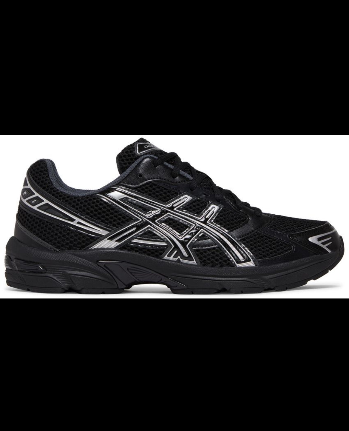 ASICS Gel-1130 Black Pure Silver Mens Unisex Athletic Running Sneakers 1201A906-001 Round
Toe Breathable Mesh Closed Sports Chunky
Trainer Workout Shoes